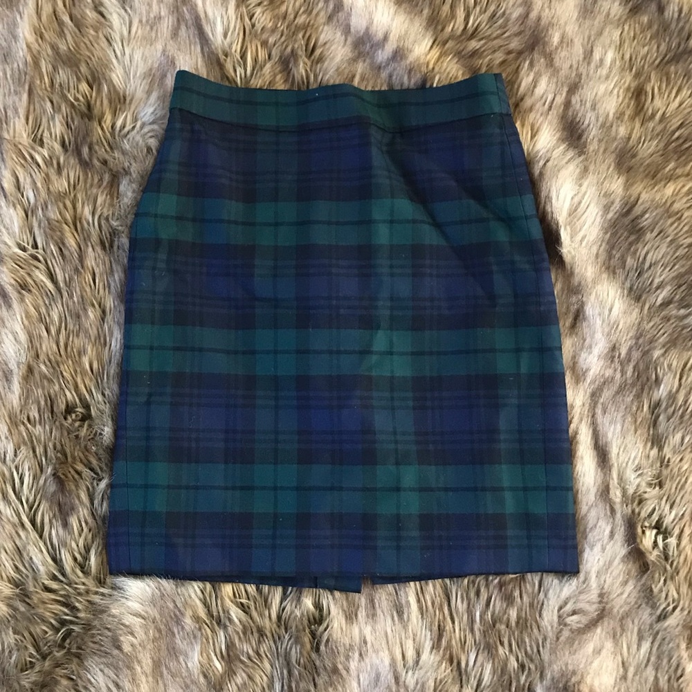 J. Crew Plaid Skirt